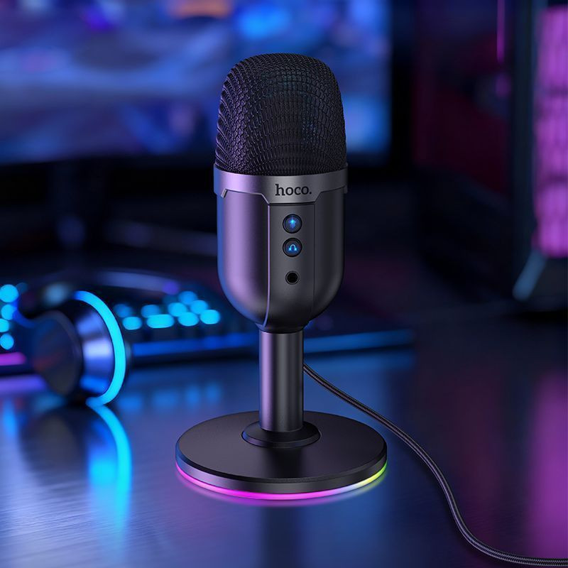 Микрофон Hoco L25 USB (черный) — фото 6