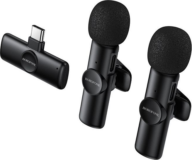 Микрофон Borofone BFK16 Lightning (черный) — фото 4