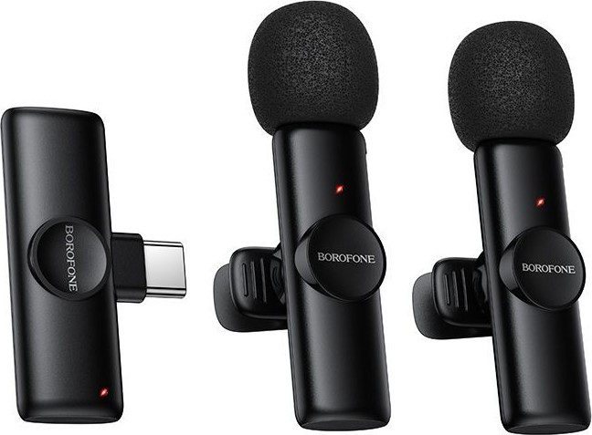 Микрофон Borofone BFK16 Lightning (черный) — фото 3