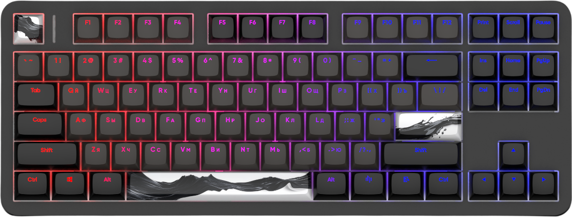 Клавиатура Red Square Alumix TKL Equinox v2 g3ms Sapphire RSQ-20065