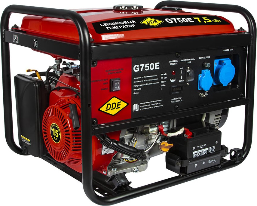 Бензиновый генератор DDE G750E / 917-460