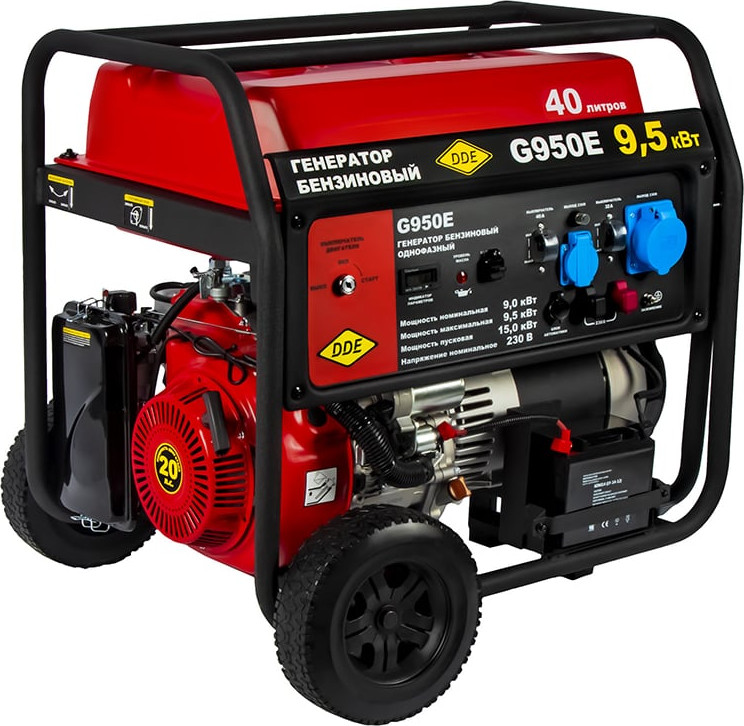 Бензиновый генератор DDE G950E / 921-374