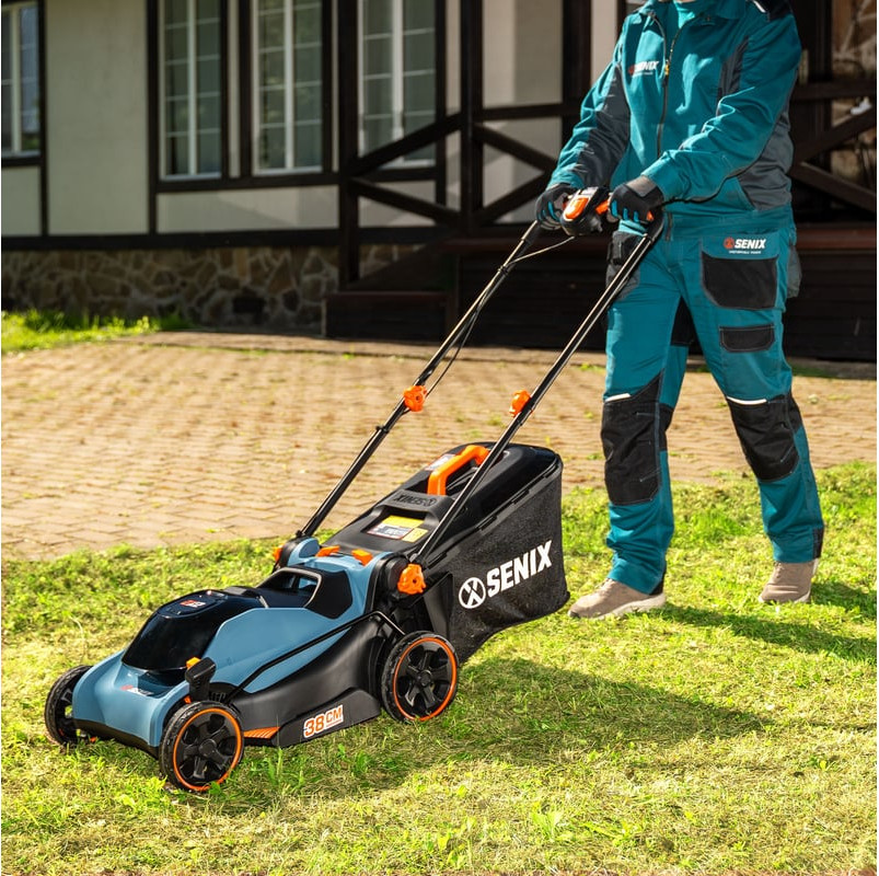 Газонокосилка аккумуляторная Senix 2X2 40В / LPPX2-M1-EU — фото 2