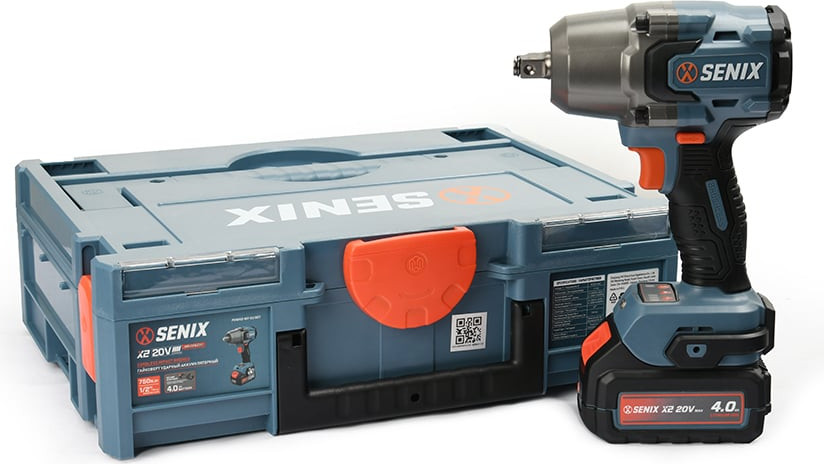 Аккумуляторный гайковерт Senix X2 20В / PDWX2-M7-EU (1x4Ач, ЗУ, кейс) — фото 4