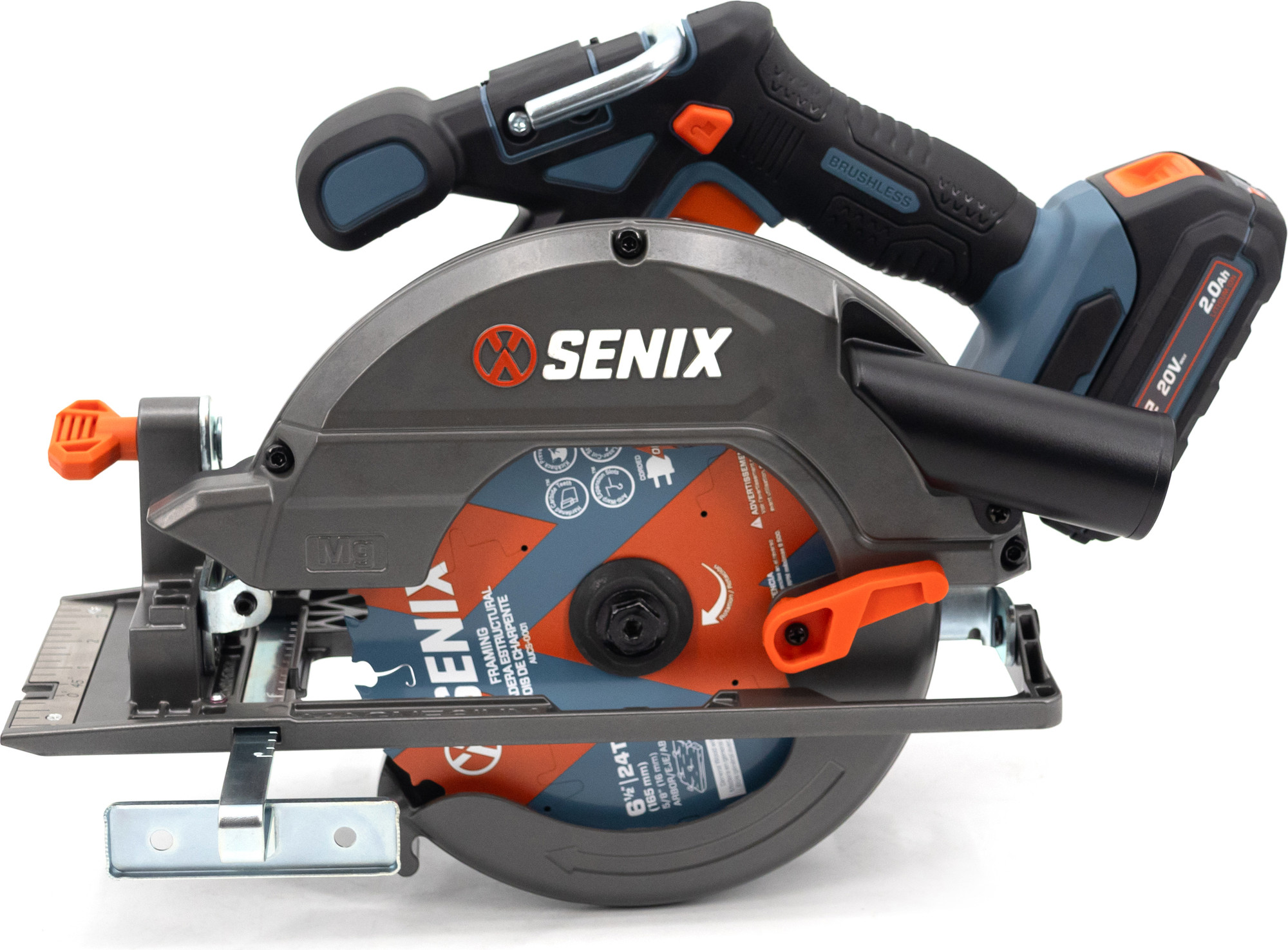 Дисковая пила Senix X2 20В / PSCX2-M6-EU (1x4Ач, ЗУ, кейс) — фото 3