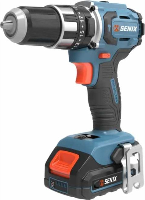 Аккумуляторная дрель-шуруповерт Senix X2 20В / PDHX2-M2-EU KIT (2x2.5Ач, ЗУ, кейс)