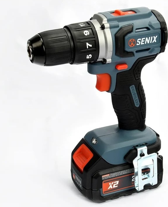 Аккумуляторная дрель-шуруповерт Senix X2 20В / PDDX2-M2-EU (1x4Ач, ЗУ, кейс) — фото 2
