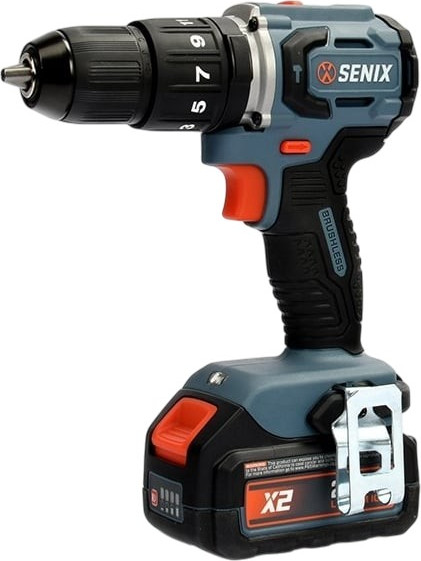 Аккумуляторная дрель-шуруповерт Senix X2 20В / PDHX2-M2-EU (1x4Ач, ЗУ, кейс)