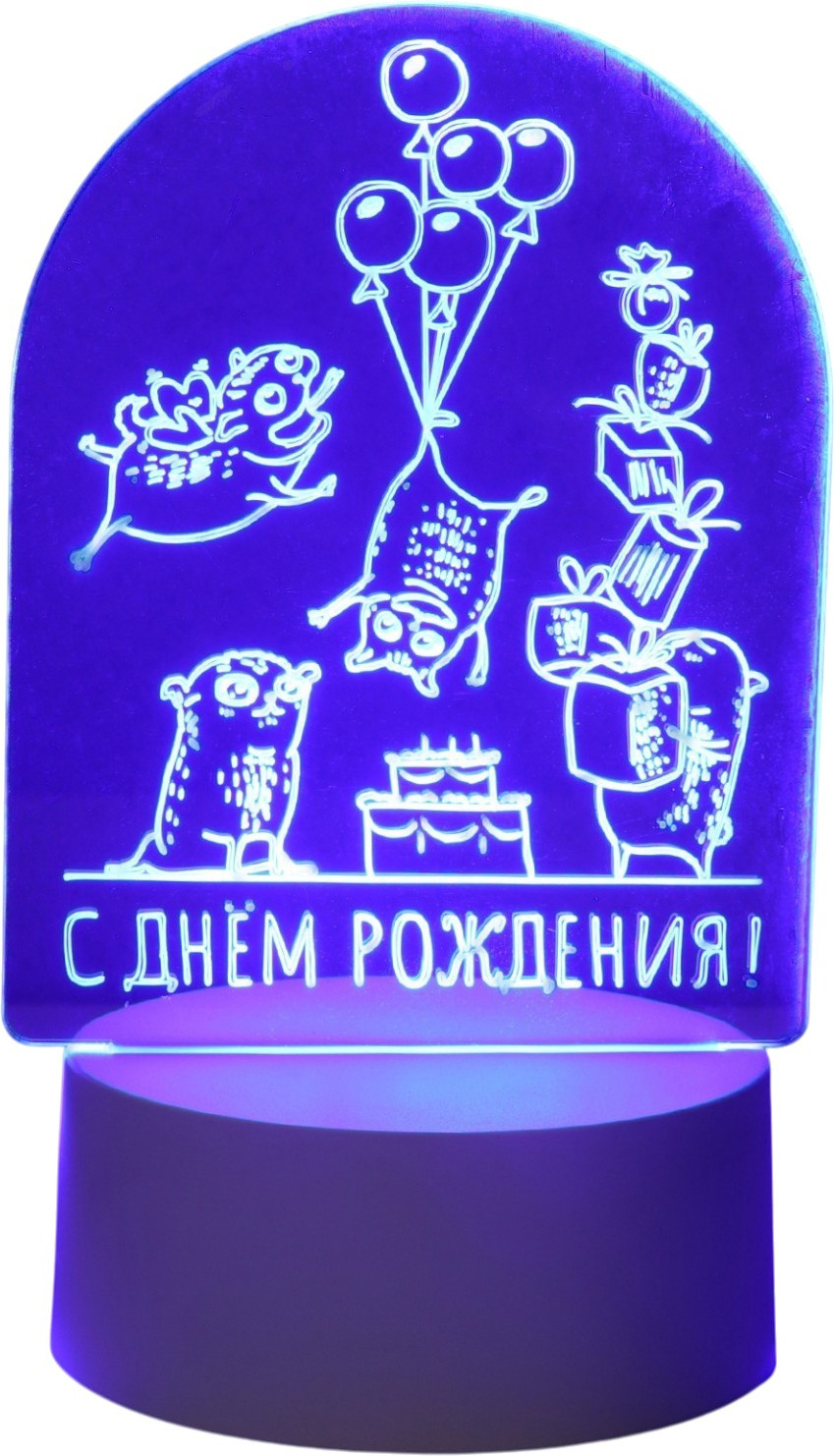 Ночник Risalux Мопсы 10797437