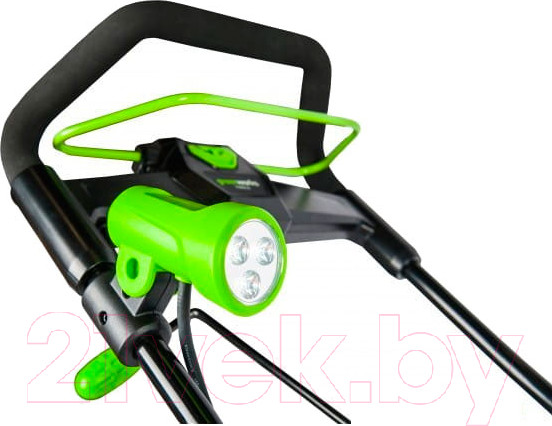 Снегоуборщик аккумуляторный Greenworks GD40SB 40V / 2600607 (с АКБ 4Ач и ЗУ) — фото 6