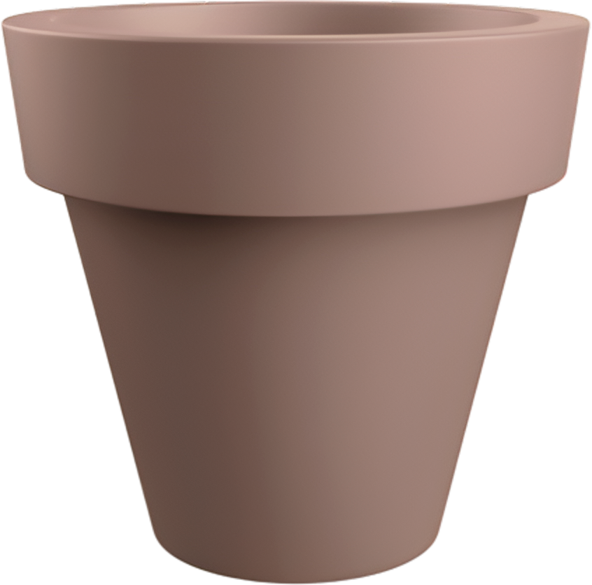 Кашпо БЕРКАНО Classic 120 / 220_016_13V (Cappuccino)