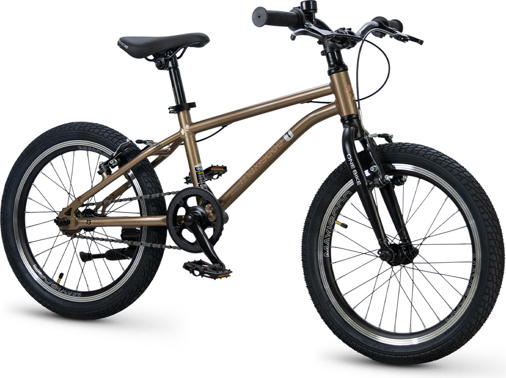Детский велосипед Maxiscoo 1BIKE 18 2026 / MSC-M1-1852 (бронзовый матовый, разобранный, в коробке) — фото 2