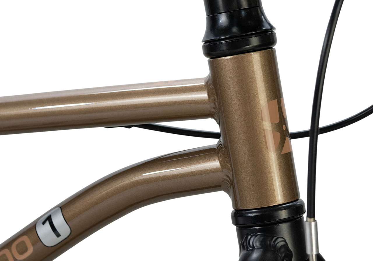 Детский велосипед Maxiscoo 1BIKE 18 2026 / MSC-M1-1852 (бронзовый матовый, разобранный, в коробке) — фото 5