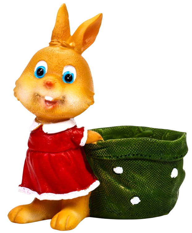 Вазон GREENGO Зайка с мешком / 10919493