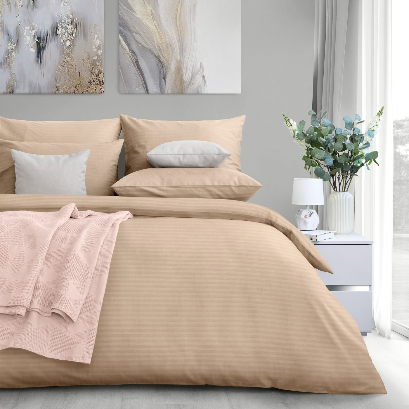 Комплект постельного белья Verossa Stripe Bronze VRT 1588 70079 ST13 23 / 747393