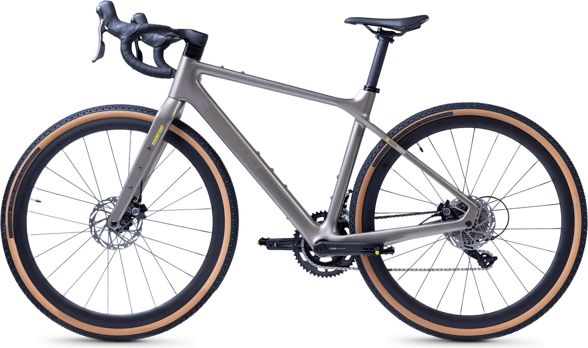 Велосипед Maxiscoo Gravel 9BIKE 29 G920 2026 / MSC-G9-2951-49 (серый глянцевый) — фото 3