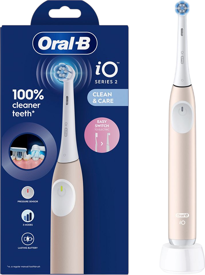 Электрическая зубная щетка Oral-B iO2 (розовый) — фото 2