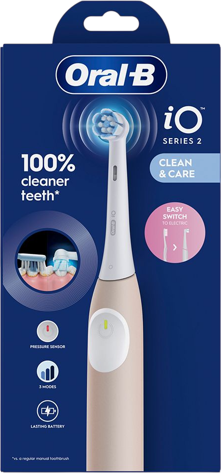 Электрическая зубная щетка Oral-B iO2 (розовый) — фото 3