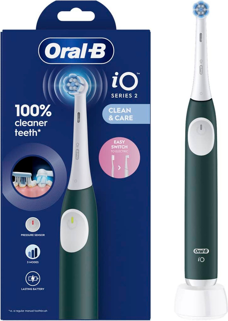 Электрическая зубная щетка Oral-B iO2 (зеленый) — фото 2
