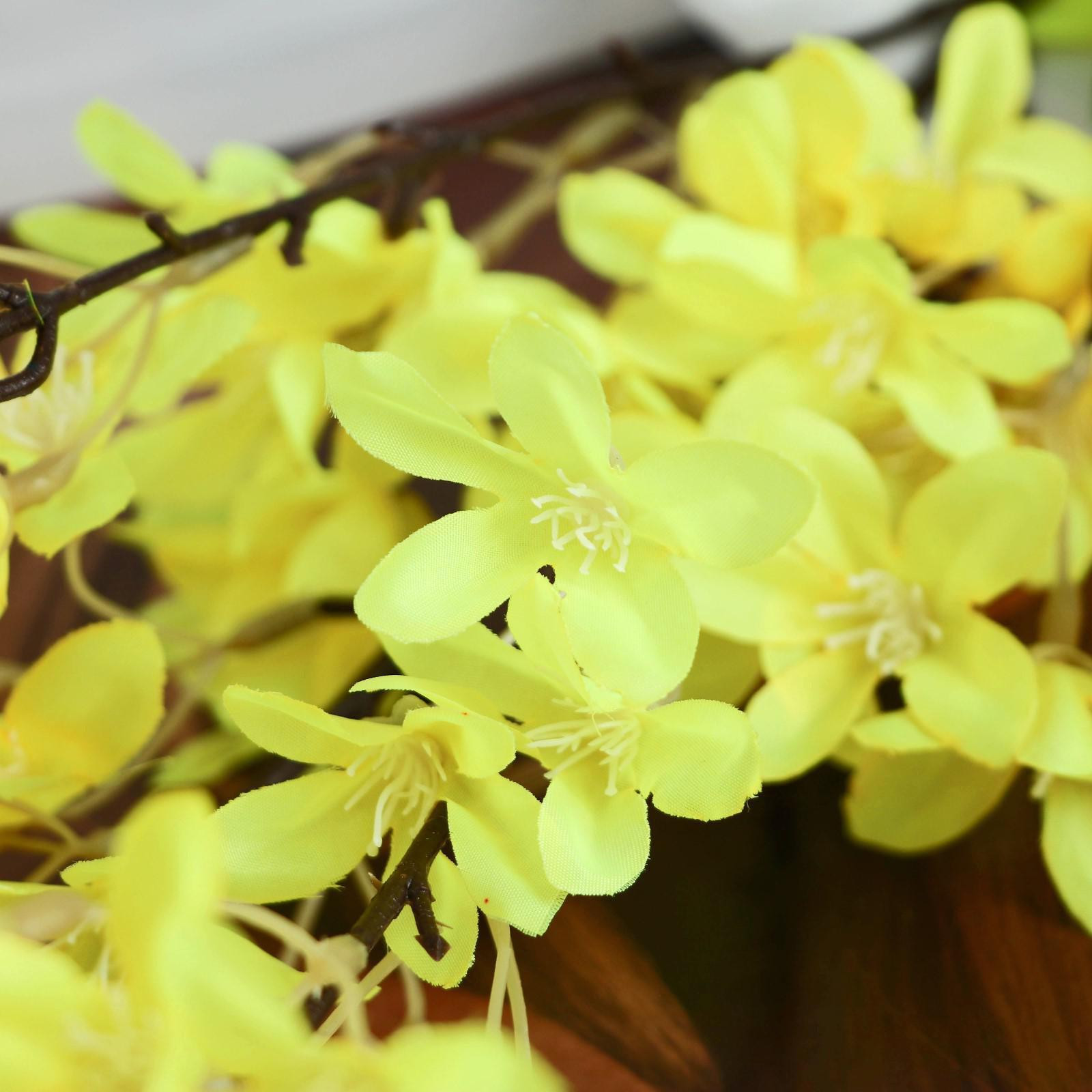 Искусственные цветы Poetry in flowers Акация / 3562533 (желтый) — фото 4