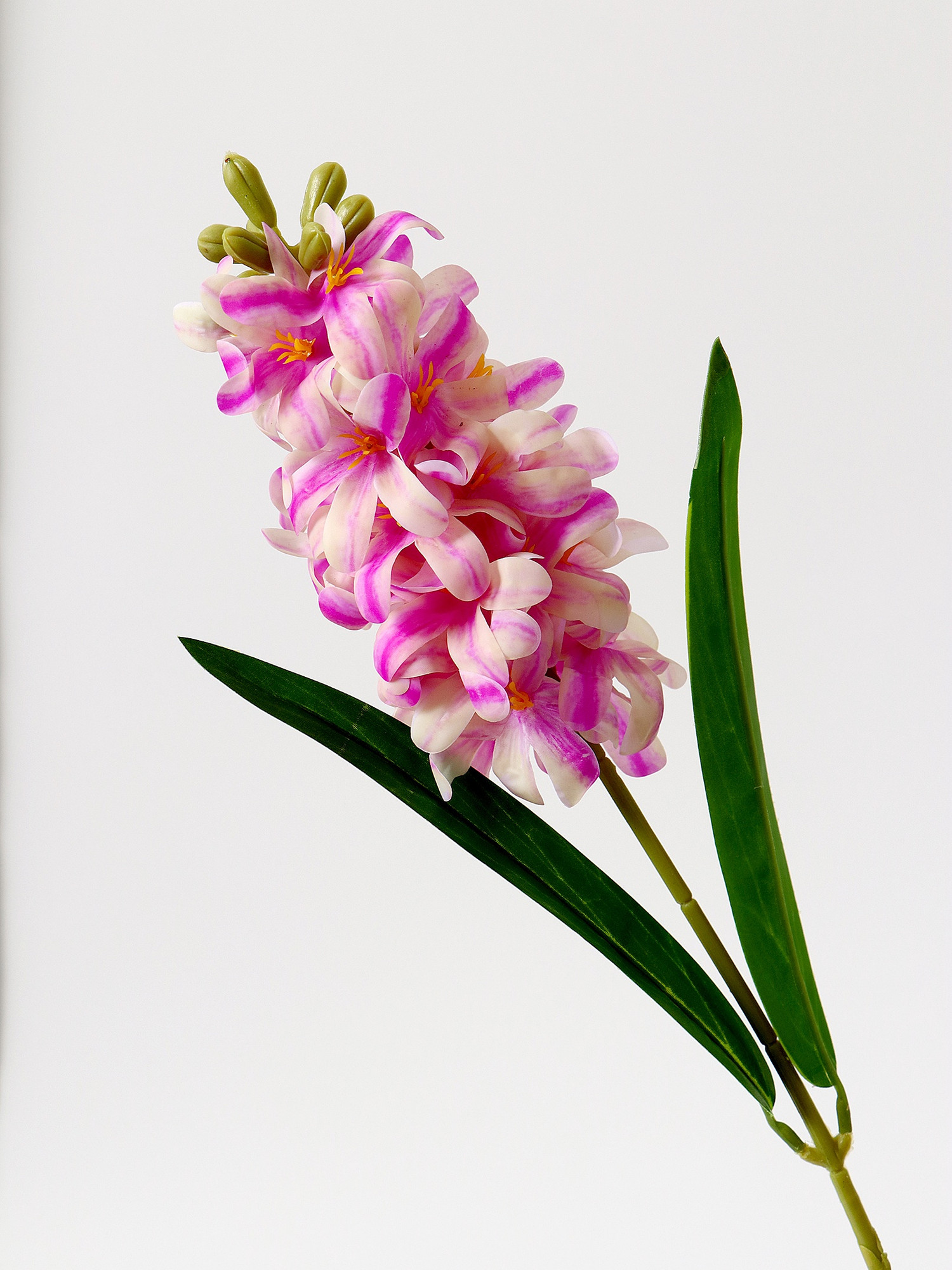 Искусственный цветок Poetry in flowers Гиацинт галант / 10709212 (белый/сиреневый) — фото 3