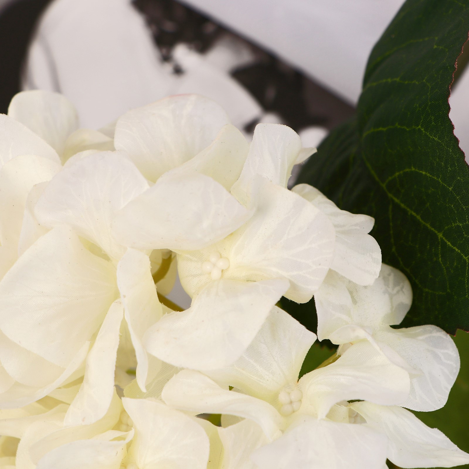 Искусственный цветок Poetry in flowers Гортензия элит / 10104984 (белый) — фото 5