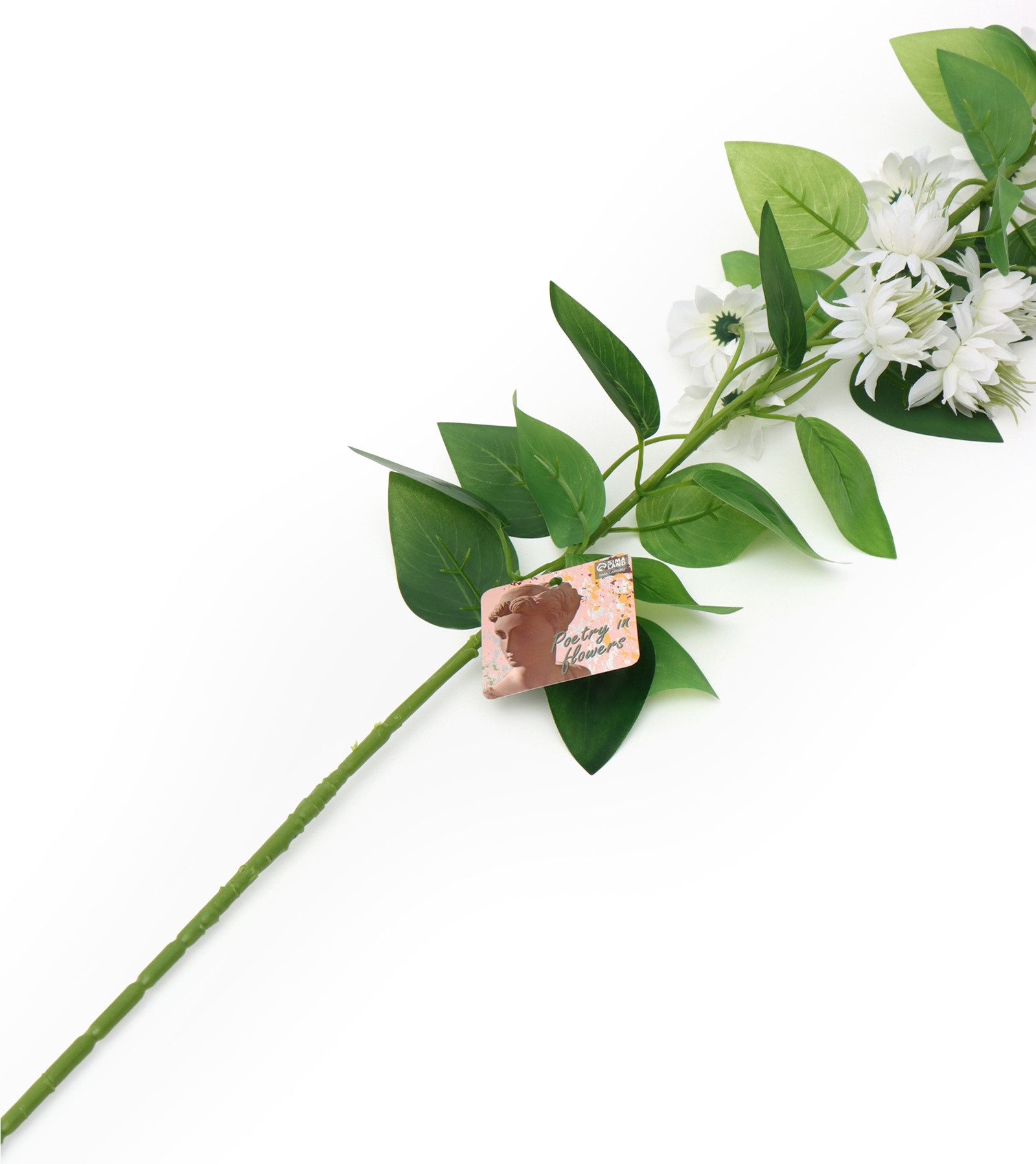 Искусственные цветы Poetry in flowers Клематис Эллен / 10935341 (белый) — фото 4