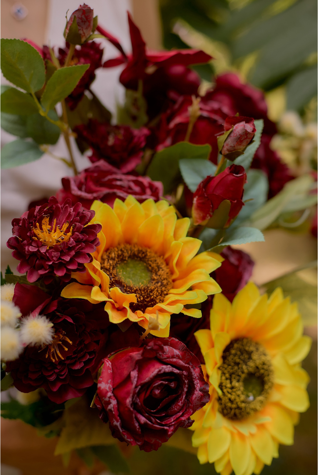 Искусственный цветок Poetry in flowers Подсолнух галант / 9222766 (желтый) — фото 4
