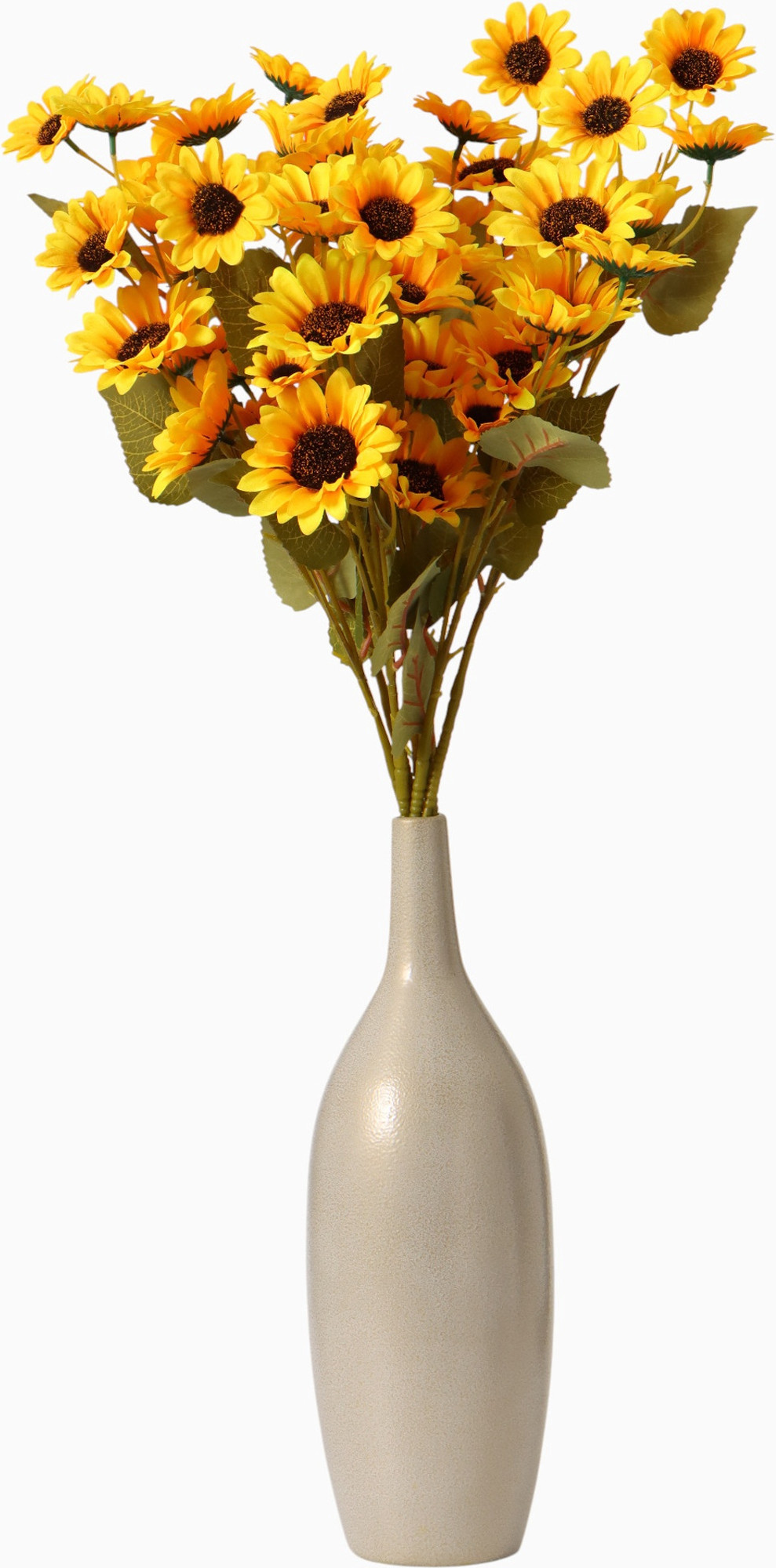 Искусственный цветок Poetry in flowers Подсолнух экстра галант / 10084661 (желтый) — фото 3
