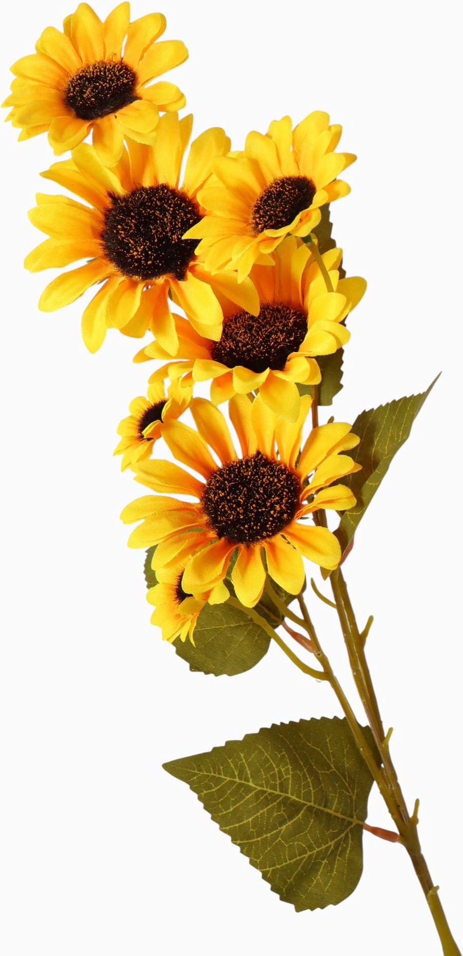 Искусственный цветок Poetry in flowers Подсолнух экстра галант / 10084661 (желтый) — фото 2