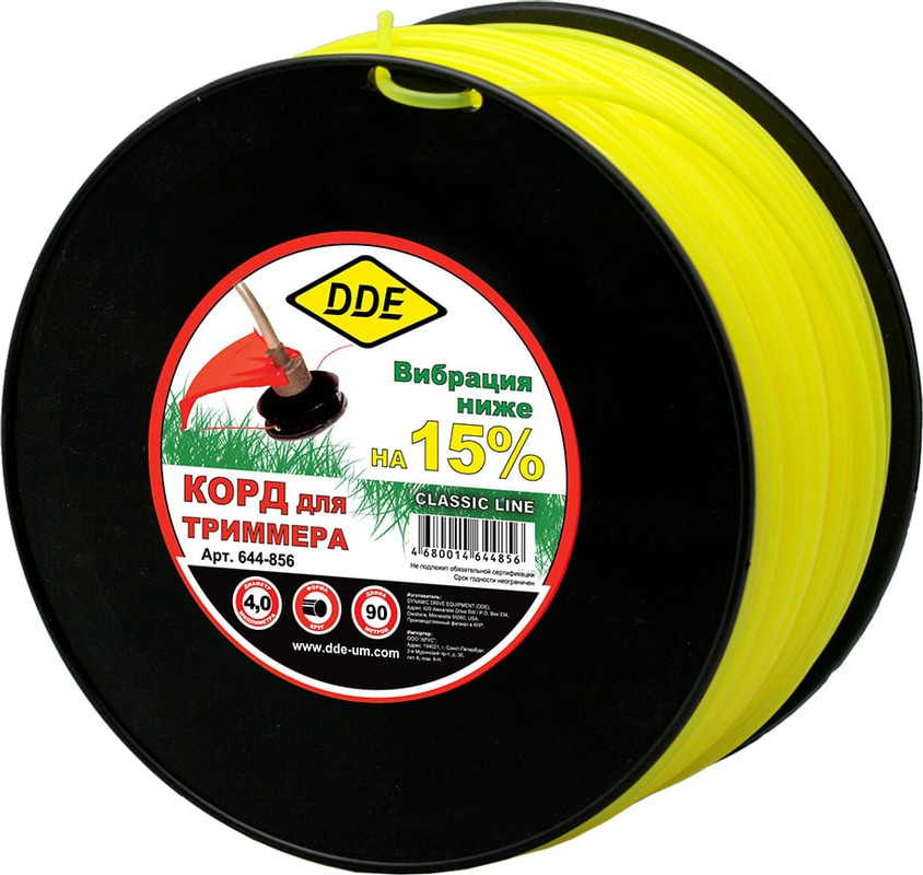 Леска для триммера DDE Classic Line / 644-856
