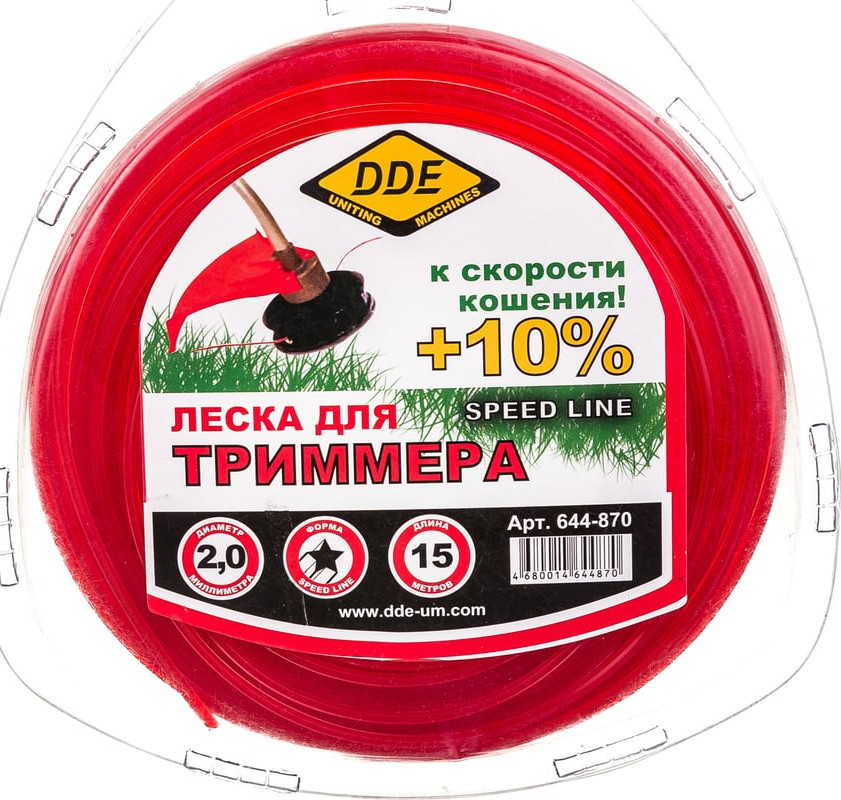 Леска для триммера DDE Speed Line / 644-870