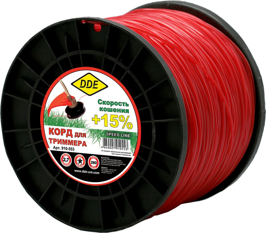Леска для триммера DDE Speed Line / 910-553