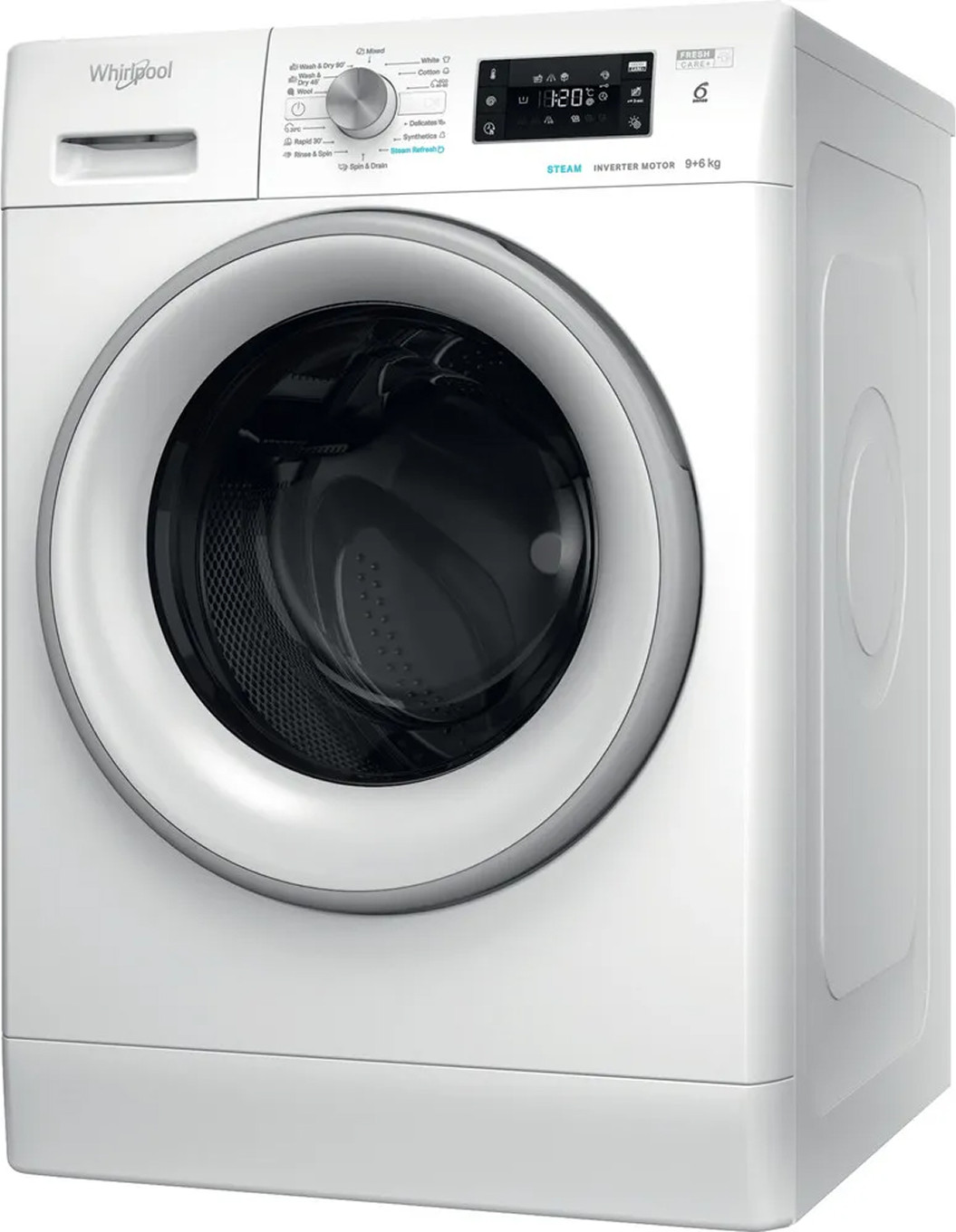 Стирально-сушильная машина Whirlpool FFWDB 964489 SV EE — фото 6