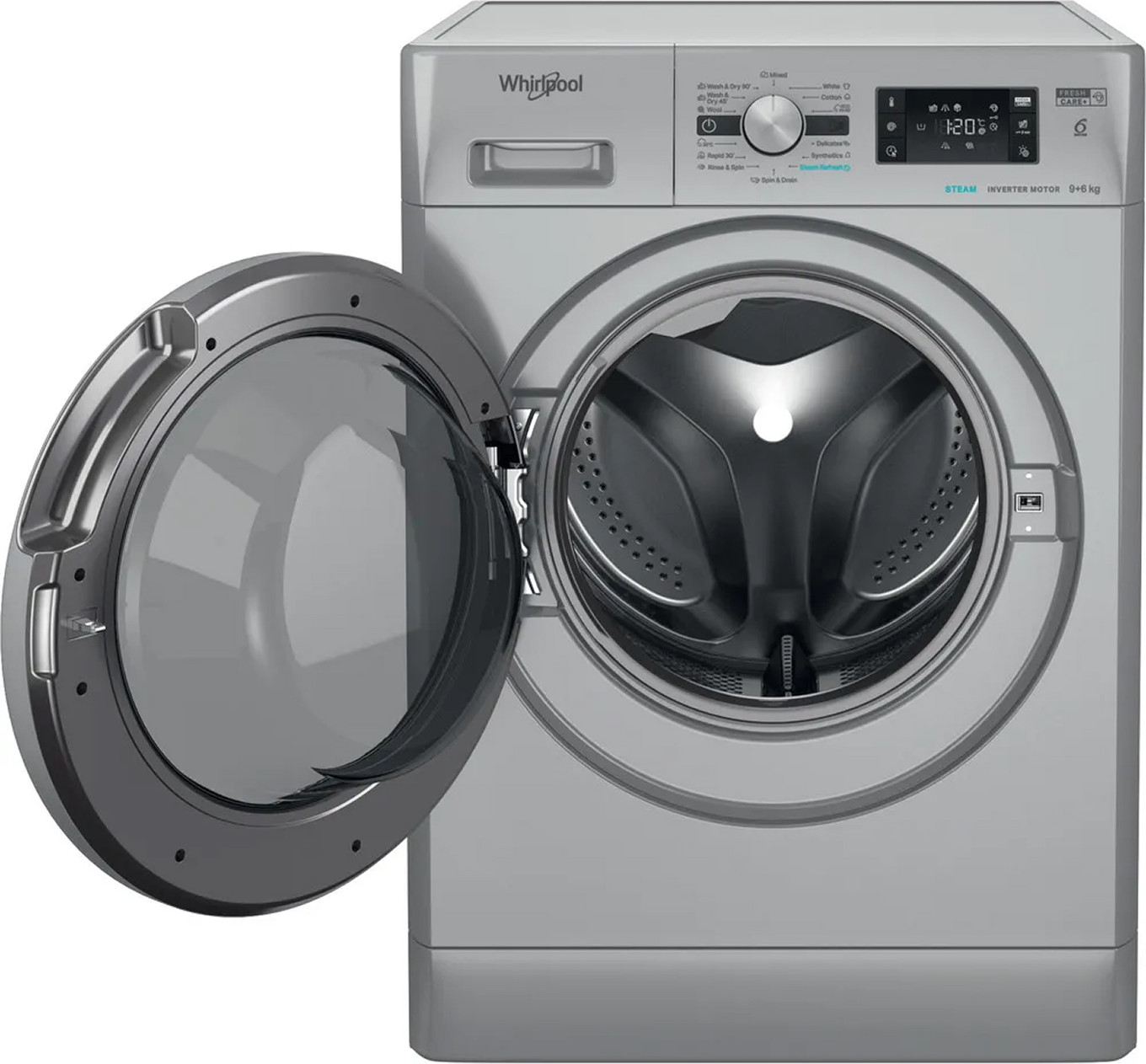 Стирально-сушильная машина Whirlpool FFWDB 964489 SBSV EE — фото 2