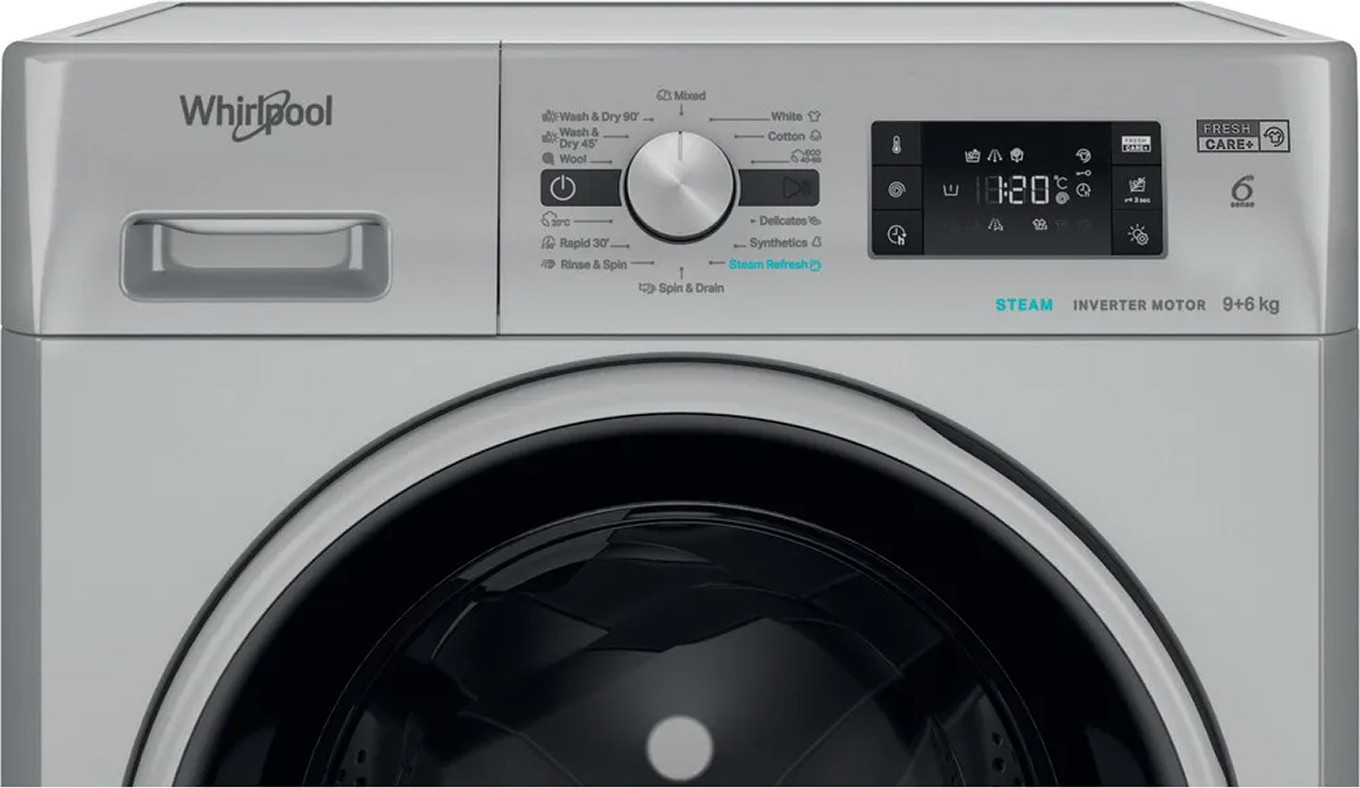 Стирально-сушильная машина Whirlpool FFWDB 964489 SBSV EE — фото 3