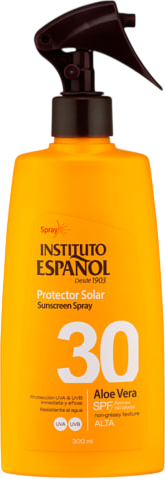 Спрей солнцезащитный Instituto Espanol Sunscreen Lotion Aloe Vera SPF30 (300мл)