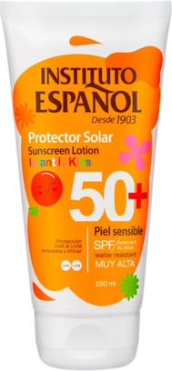 Лосьон солнцезащитный Instituto Espanol Protector Solar Infantil детский для чувствительной кожи SPF50+ (150мл)