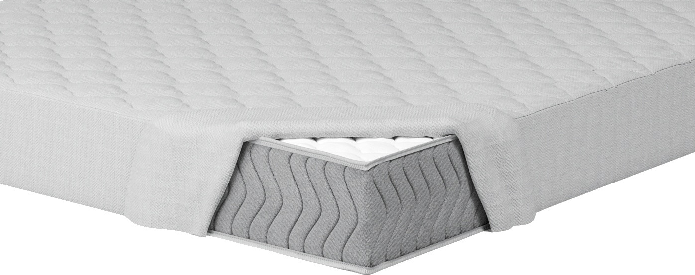 Наматрасник защитный EOS Double cotton 130x200 (Light grey)