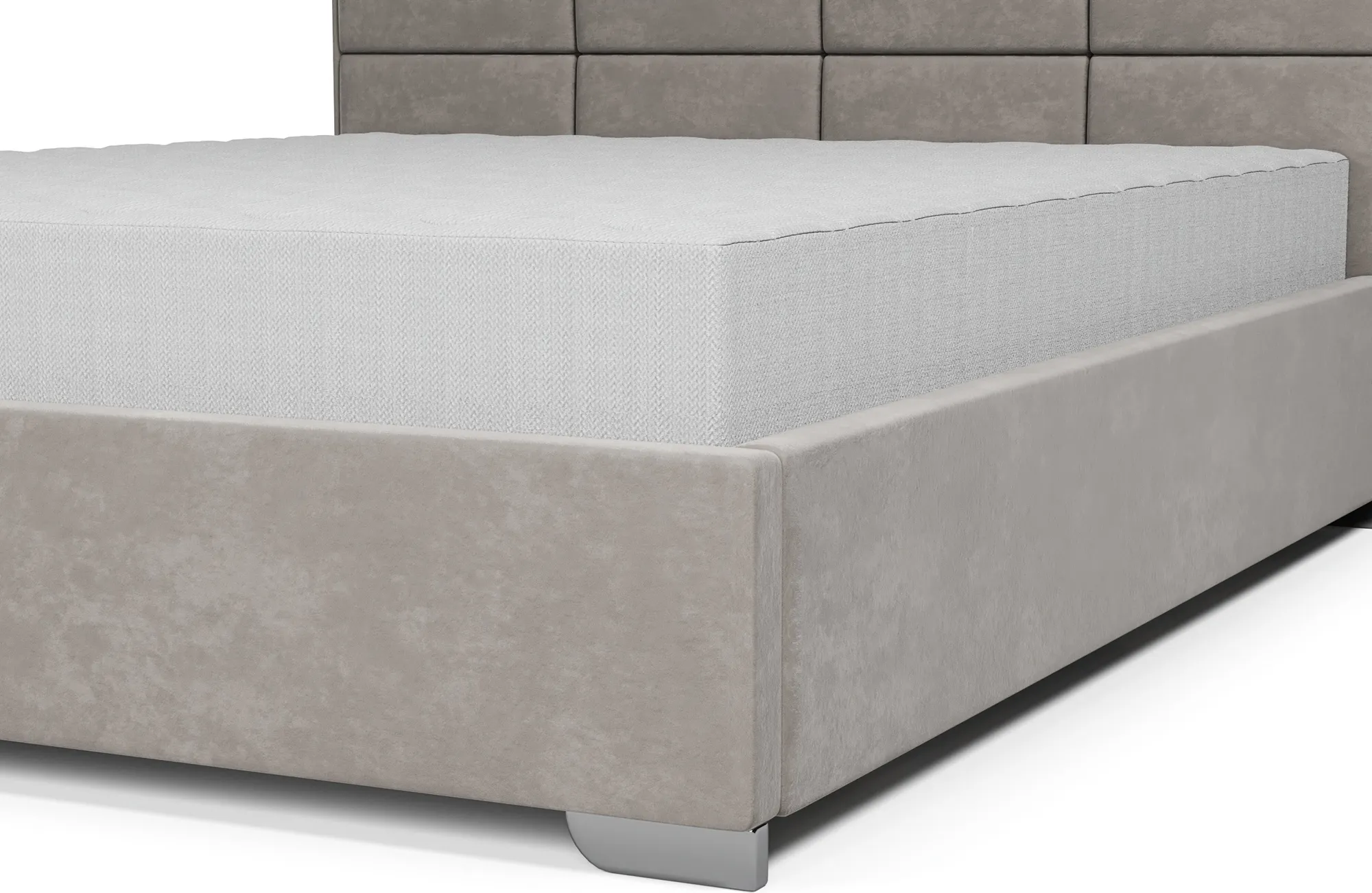 Наматрасник защитный EOS Double cotton 150x180 (Light grey) — фото 3