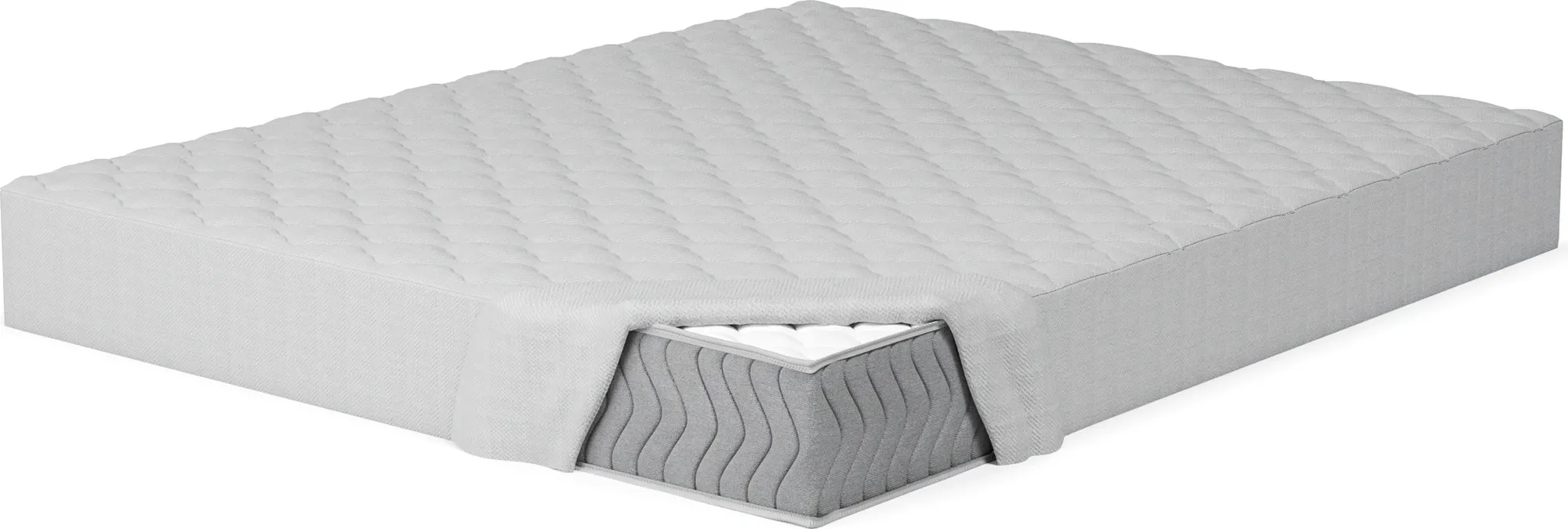 Наматрасник защитный EOS Double cotton 150x180 (Light grey) — фото 2