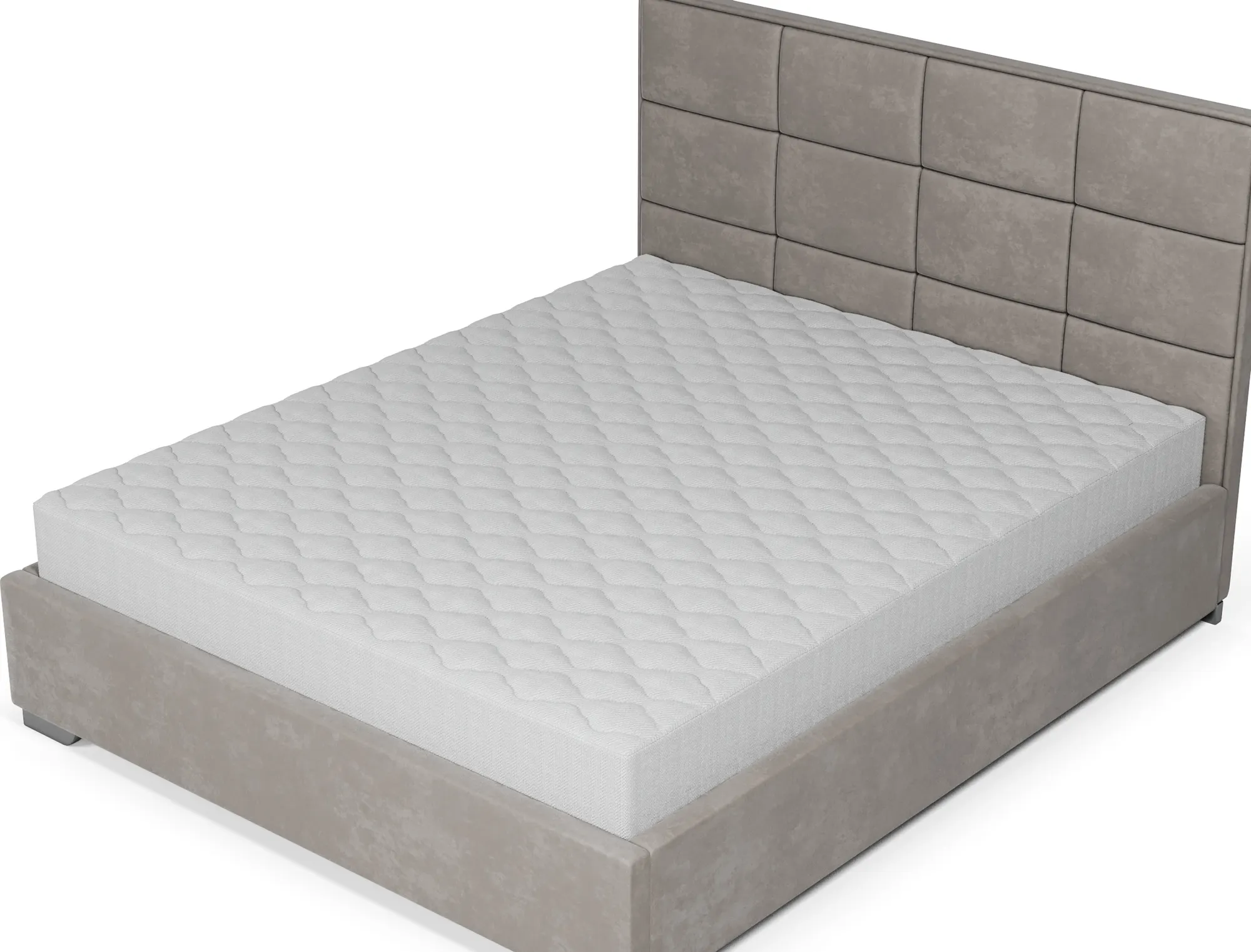 Наматрасник защитный EOS Double cotton 150x186 (Light grey) — фото 4