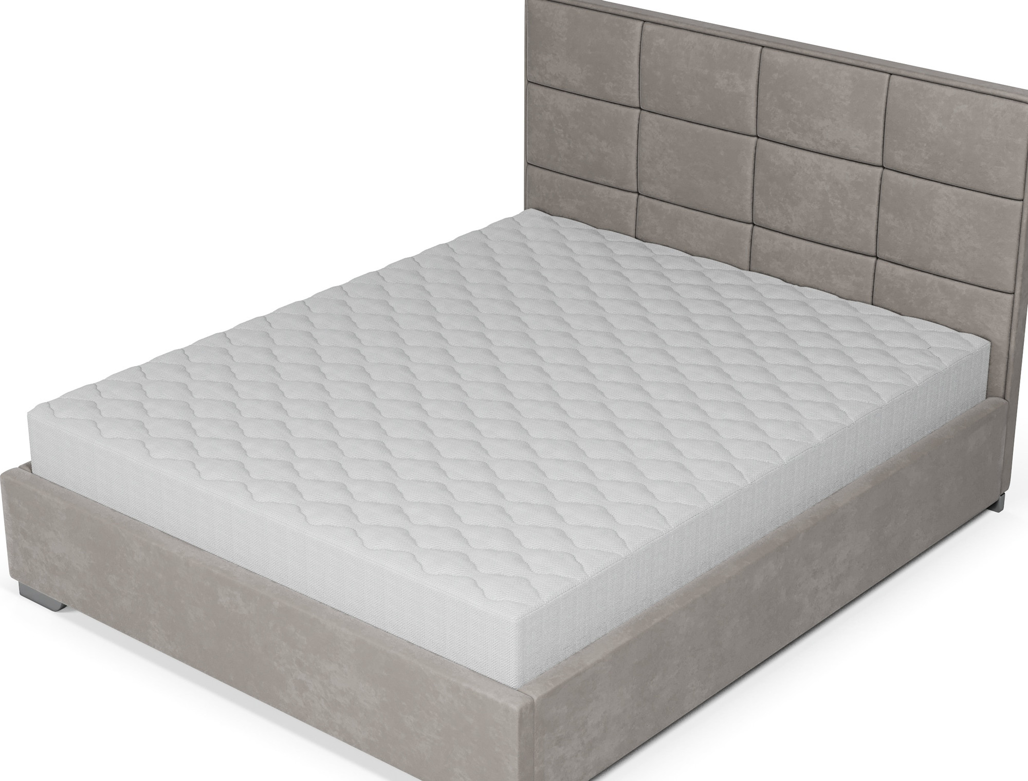Наматрасник защитный EOS Double cotton 160x180 (Light grey) — фото 4