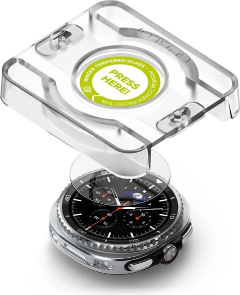 Защитное стекло для умных часов Ringke Tempered Glass Pro Для Galaxy Watch 8 Classic 46мм (2шт) — фото 3