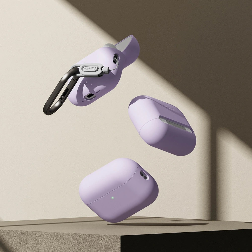 Чехол для наушников Ringke Silicone для AirPods Pro 3 (Light Purple) — фото 6