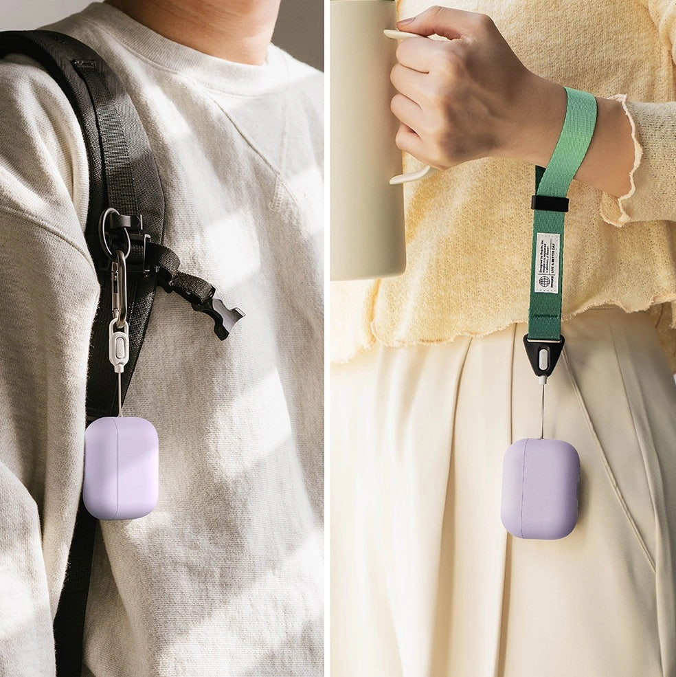Чехол для наушников Ringke Silicone для AirPods Pro 3 (Light Purple) — фото 5