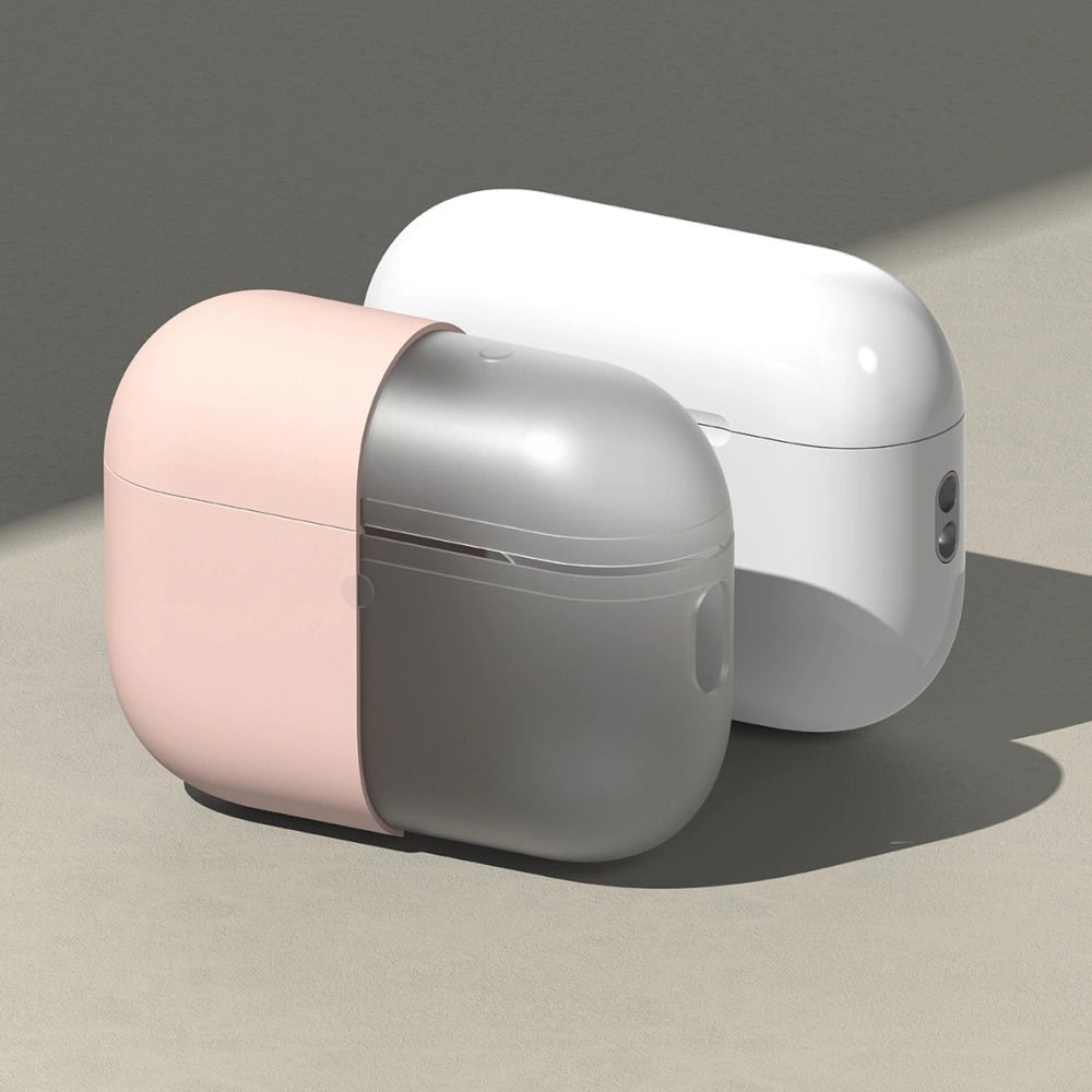 Чехол для наушников Ringke Silicone для AirPods Pro 3 (Pink Sand) — фото 4