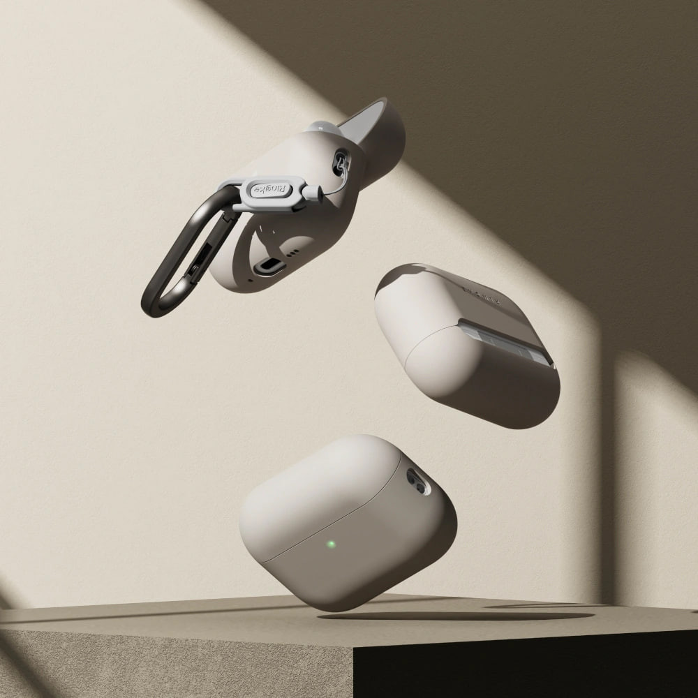 Чехол для наушников Ringke Silicone для AirPods Pro 3 (Stone) — фото 4