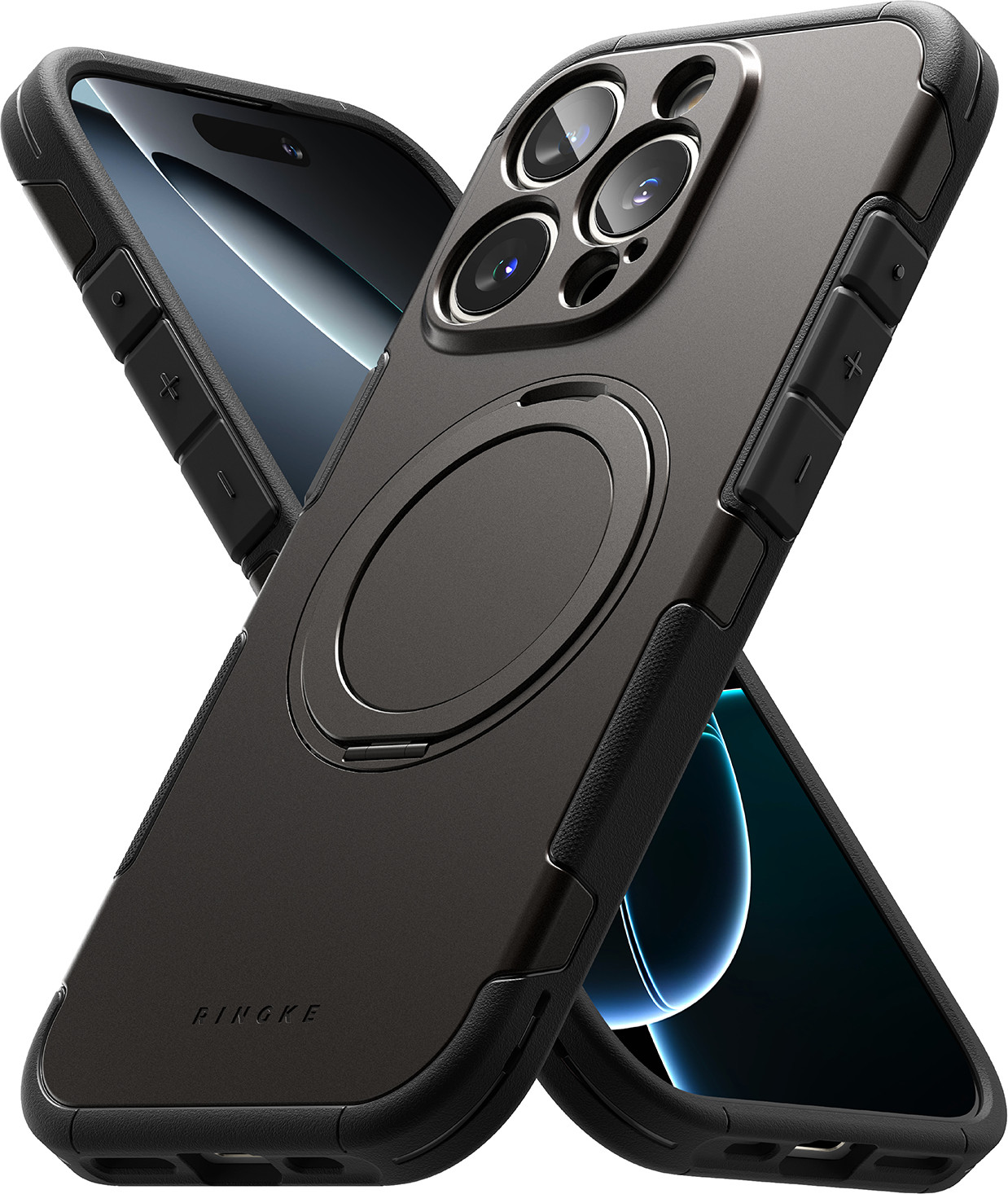 Чехол-накладка Ringke Alles для iPhone 16 Pro Max (Gun Metal) — фото 4