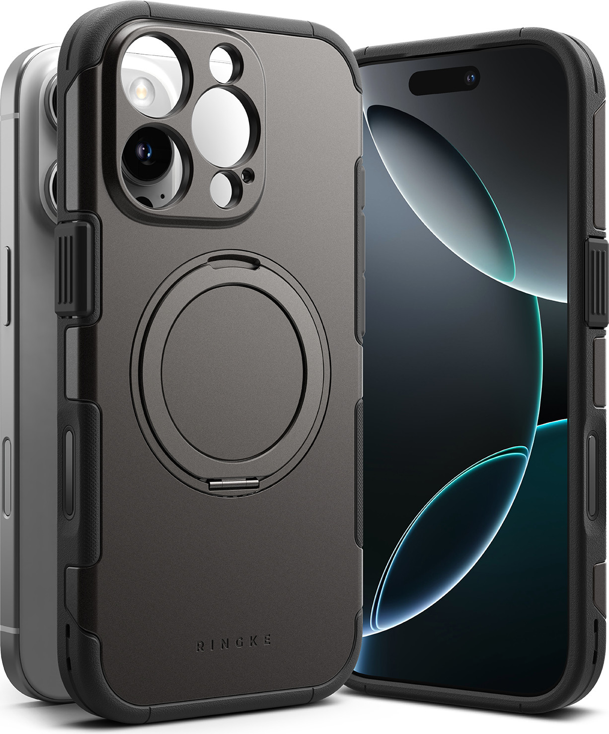 Чехол-накладка Ringke Alles для iPhone 16 Pro Max (Gun Metal) — фото 3